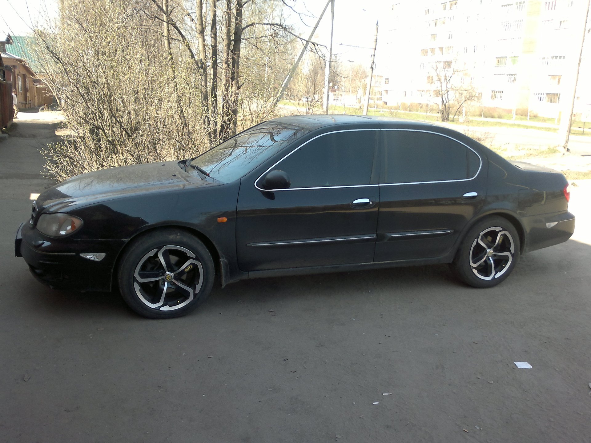 Примерка Дисков — Nissan Maxima QX (A33), 3 л, 2004 года | колёсные диски |  DRIVE2