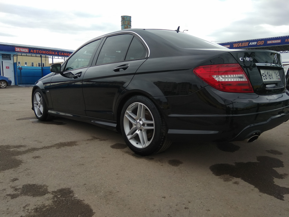 Ну и на моечку в конце дня) — Mercedes-Benz C-Class (W204)