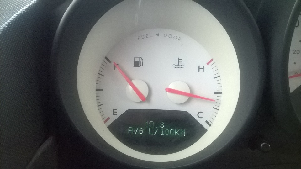 Расхода топлива — Dodge Caliber, 1,8 л, 2008 года | заправка | DRIVE2