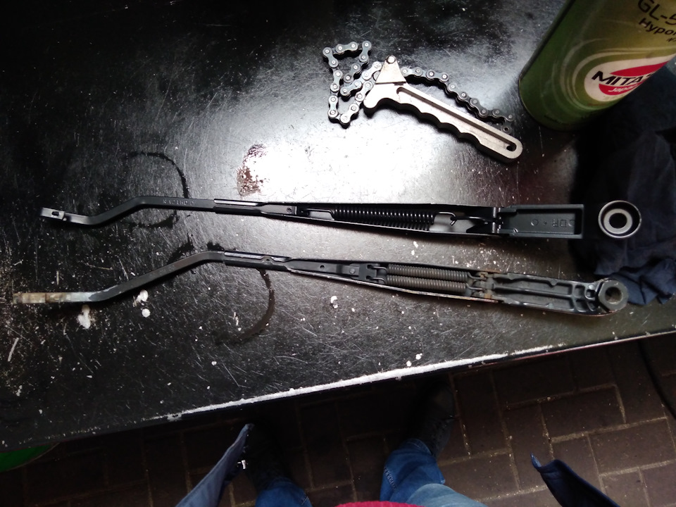 6429P6/P7, 6438H0, 790863: поводки + дворники - Peugeot 406, 2 л, 2003 года запч