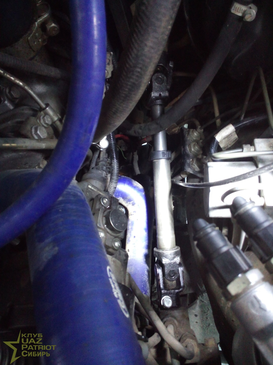 Свою фотографию финальной установки не нашел, поэтому честно спер с форума УАЗПАТРИОТСибирь — УАЗ Patriot