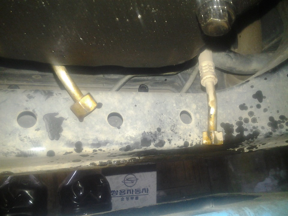 Замена масла в автомате — SsangYong Actyon Sports (1G), 2 л, 2011 года ...