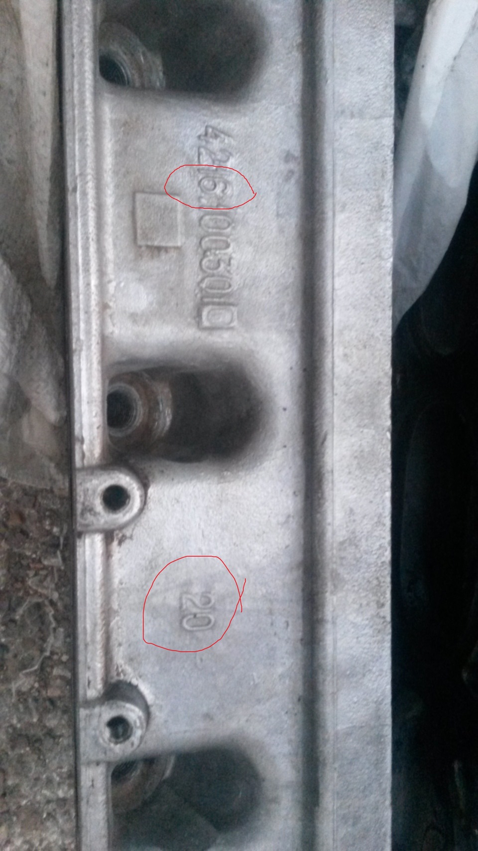 Что означают цифры на головке двигателя? — ГАЗ Газель, 2,9 л, 2011 года ...