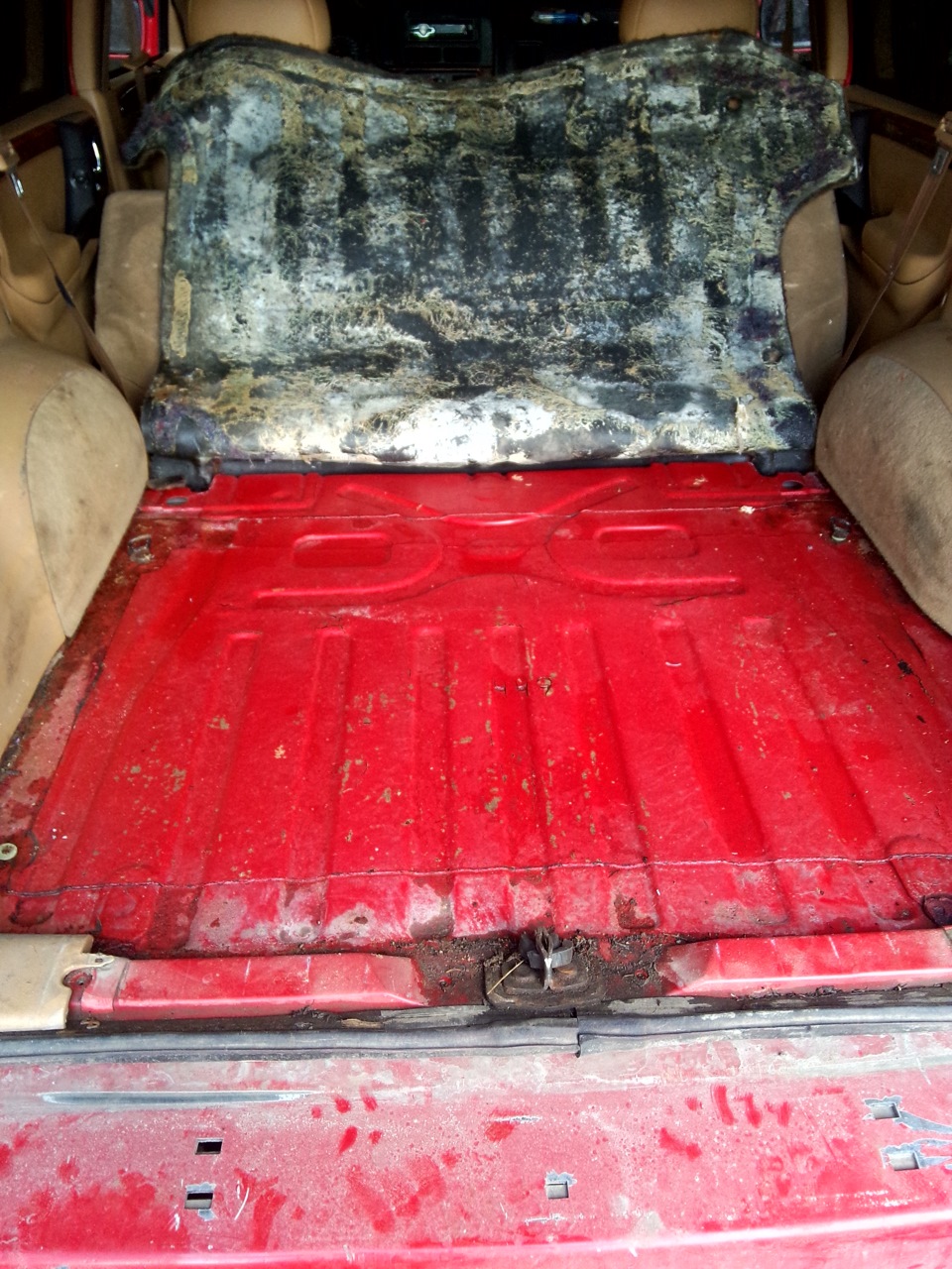 Ревизия кузова под ковром — Jeep Grand Cherokee (ZJ), 5,2 л, 1996 года ...