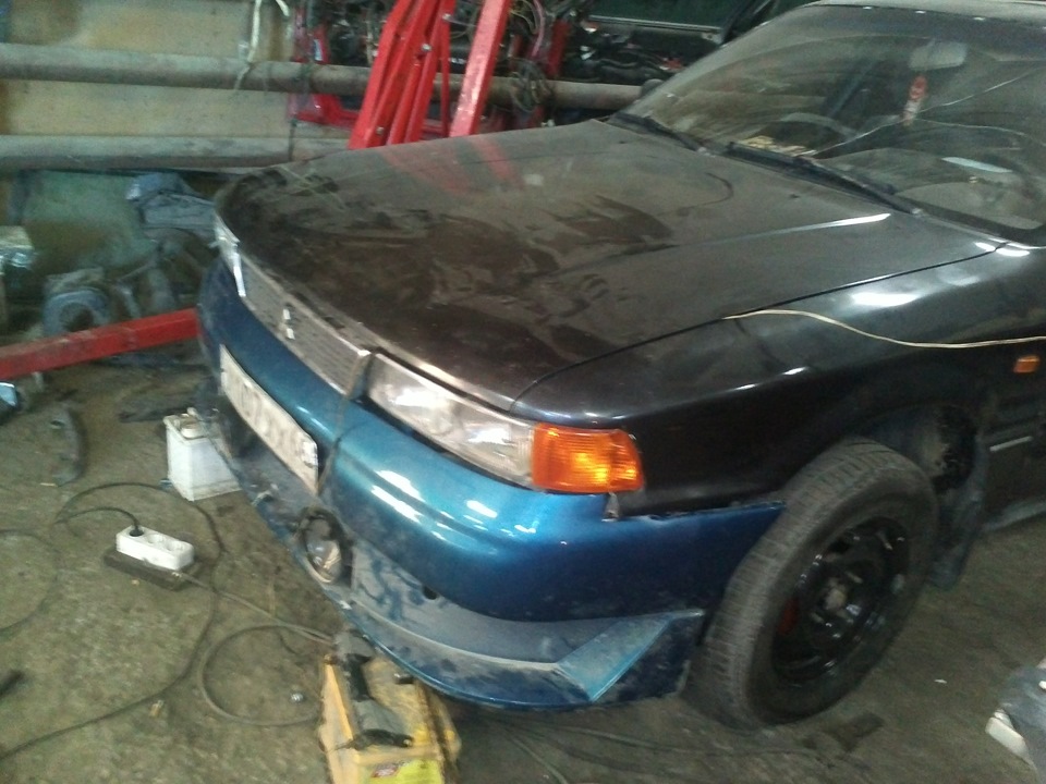 Установка бампера с ваз 2110 (тюнингованный) — Mitsubishi Galant (6G ...