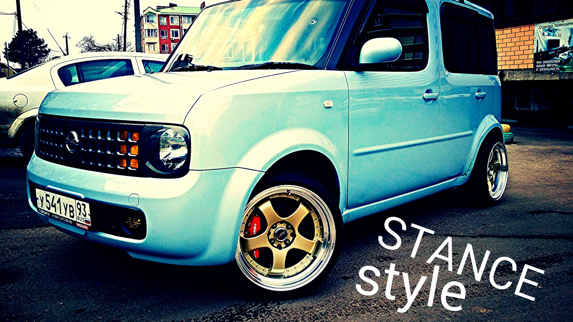 Nissan Cube II 1.4 бензиновый 2002 | ♤stance style♤小さな正方形 на DRIVE2