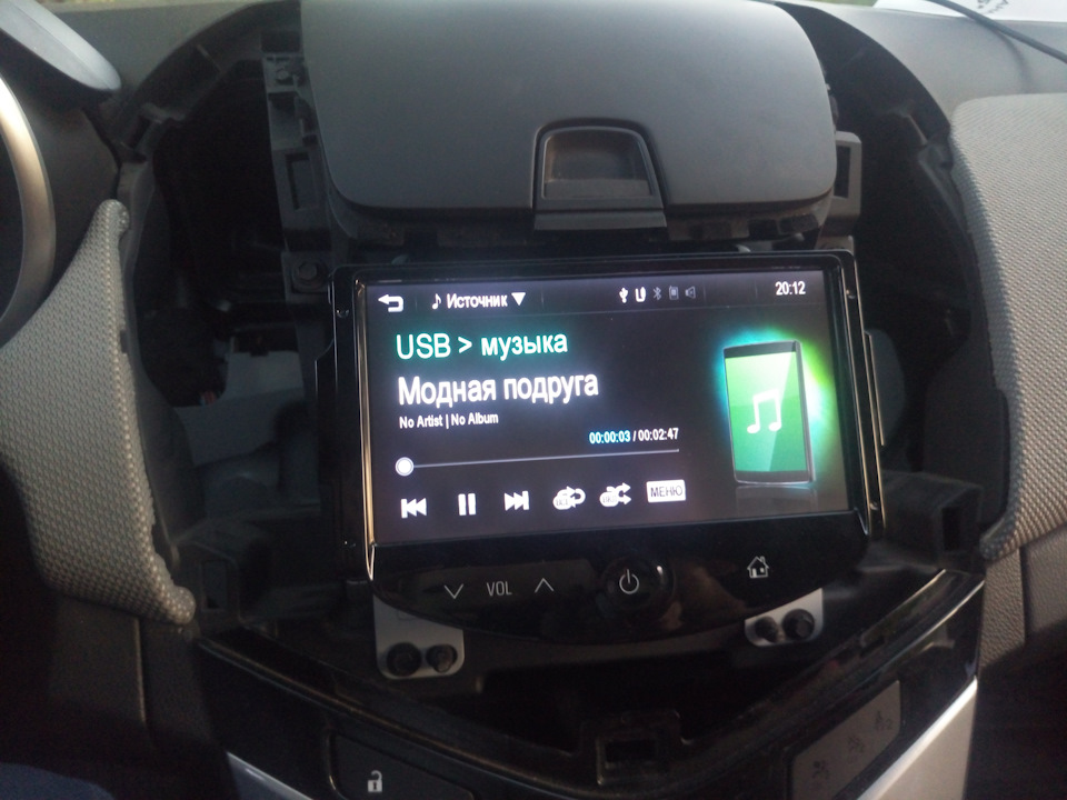 установка mylink — Chevrolet Cruze (1G), 1,6 л, 2012 года | автозвук ...