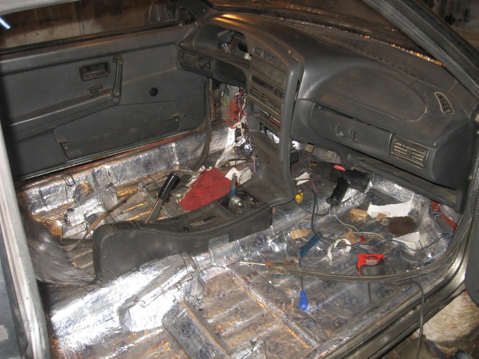 виброшумоизоляция — Lada 21083, 1,6 л, 1994 года | своими руками | DRIVE2