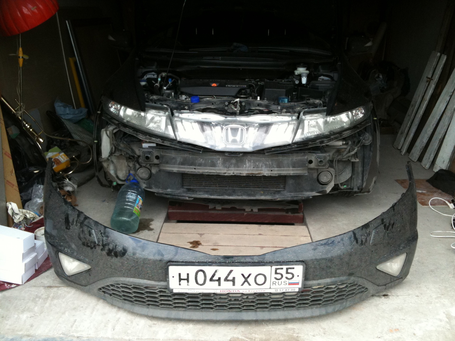 Как снять фару цивик 5д Замена ксенона 6000k на 4300k - Honda Civic 5D (8G), 1,8 л, 2008 года аксессуары