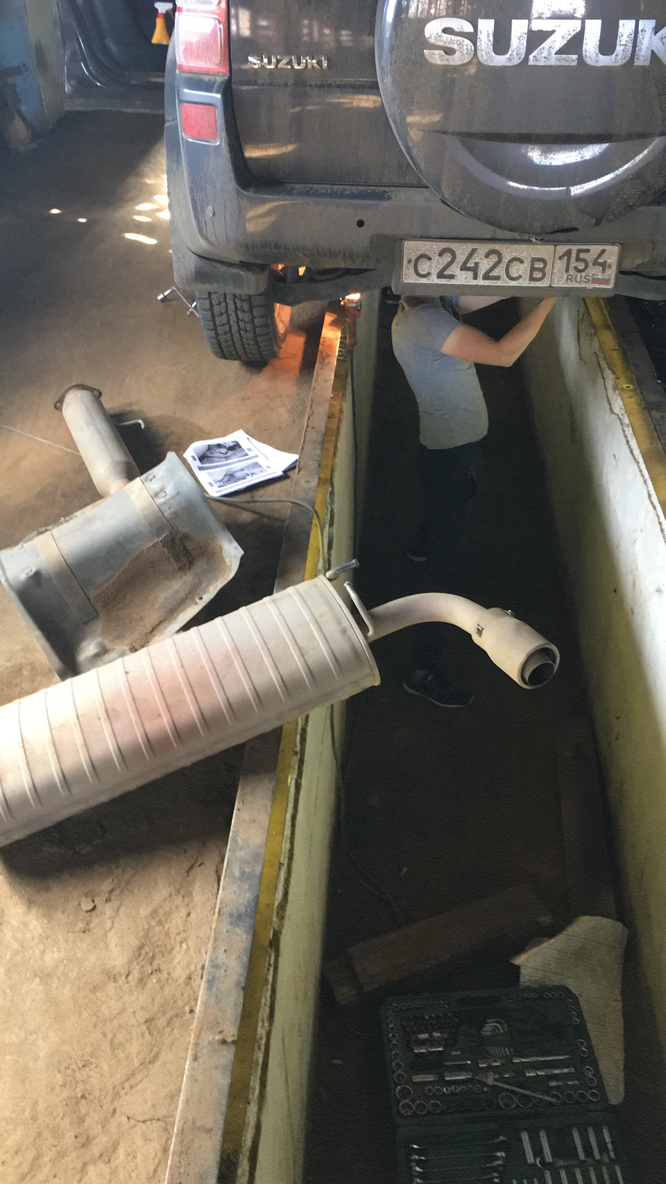 Пайка бензобака — Suzuki Grand Vitara (2G), 2,4 л, 2008 года | поломка ...