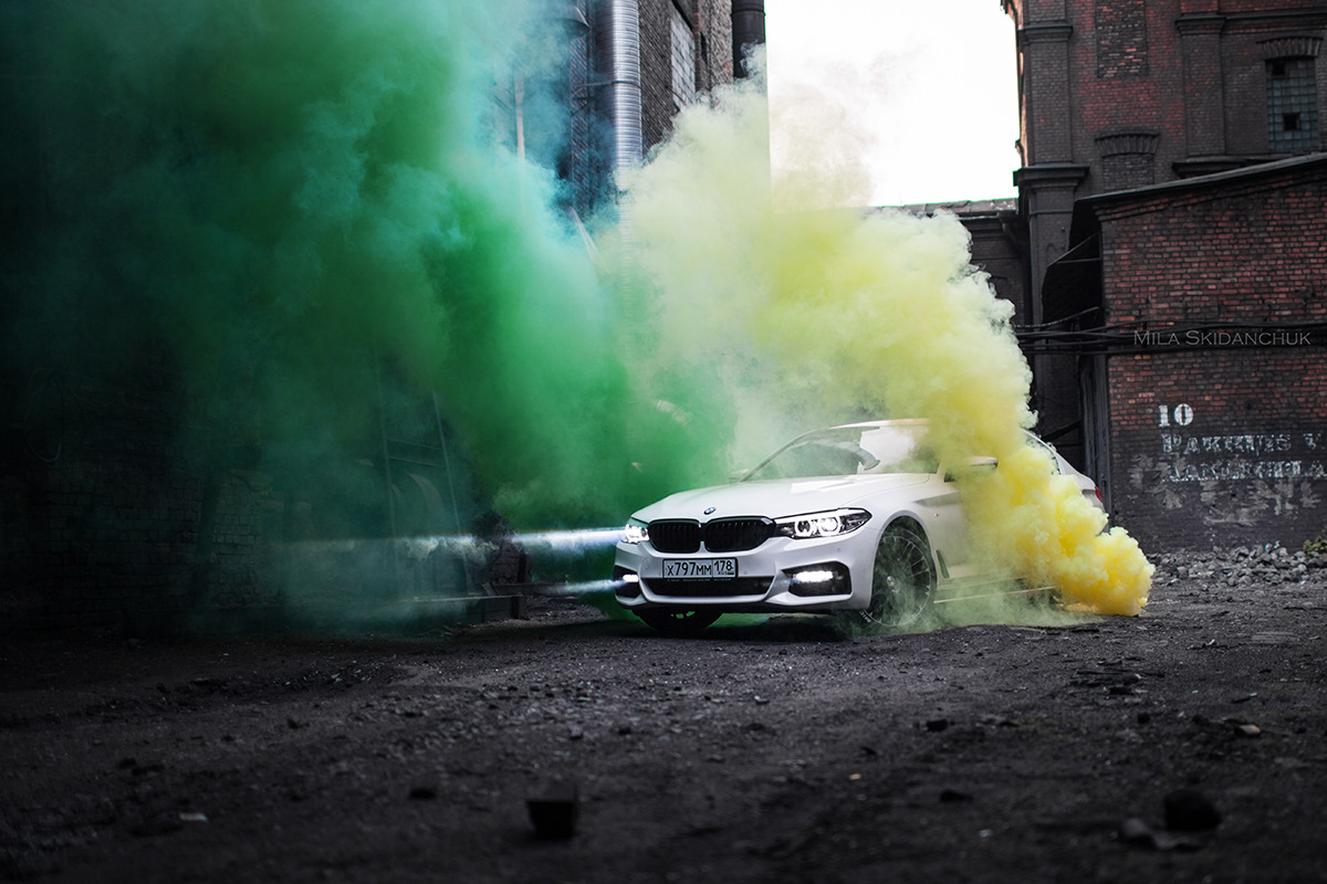 BMW m5 РґС‹Рј