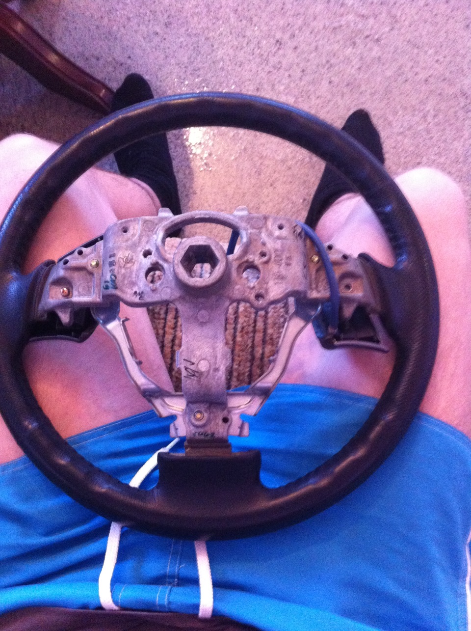 Перетянул Руль и Ручку КПП — Mazda 3 (1G), 1,6 л., 2006 года | стайлинг ...