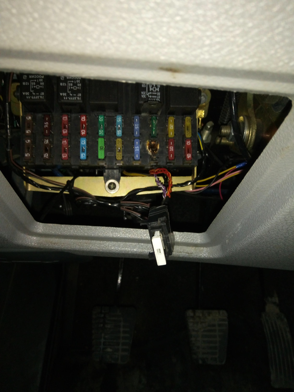 Предохранитель печки （осторожно колхоз）, знакомство с моторчиком печки ...