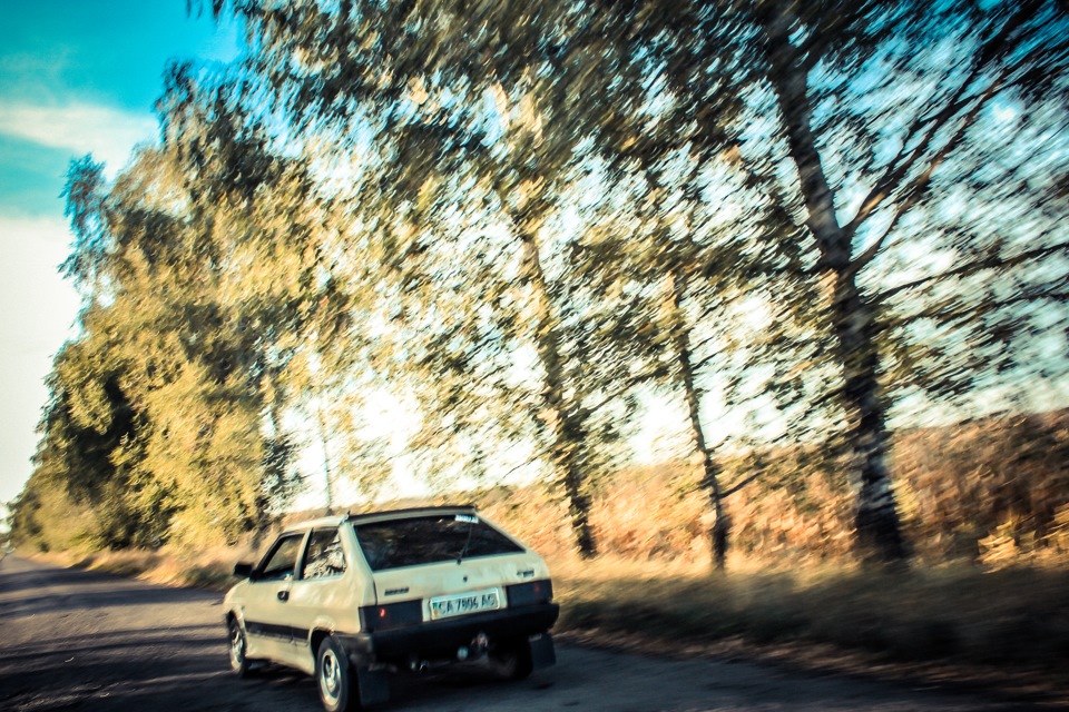 Фотосет или как завести ВАЗ 2108 пальцем)если поломался замок зажигания ...