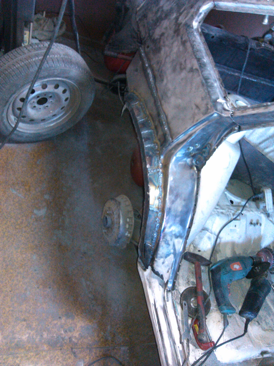 Расширение задних арок — LADA 21093, 1,6 л., 1997 года | кузовной ...