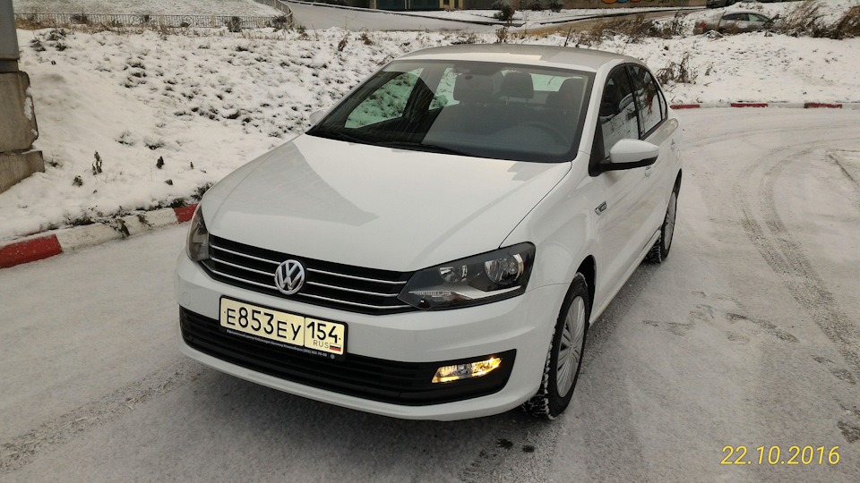 Массаж не сфотал. Видно, что от следов усталости не осталось ни одного следа. — Volkswagen Polo Sedan