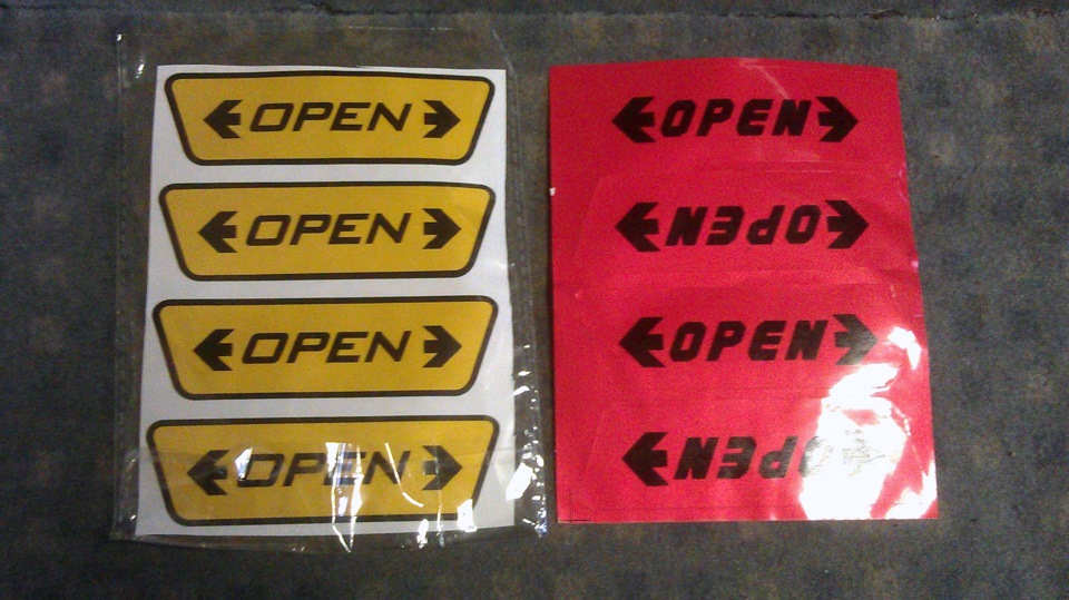 Световозвращающие наклейки на двери — DRIVE2