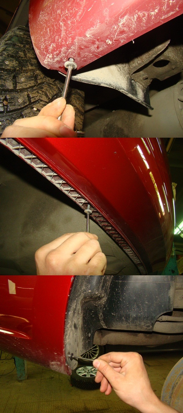 664051u 960 Как крепить юбку к бамперу