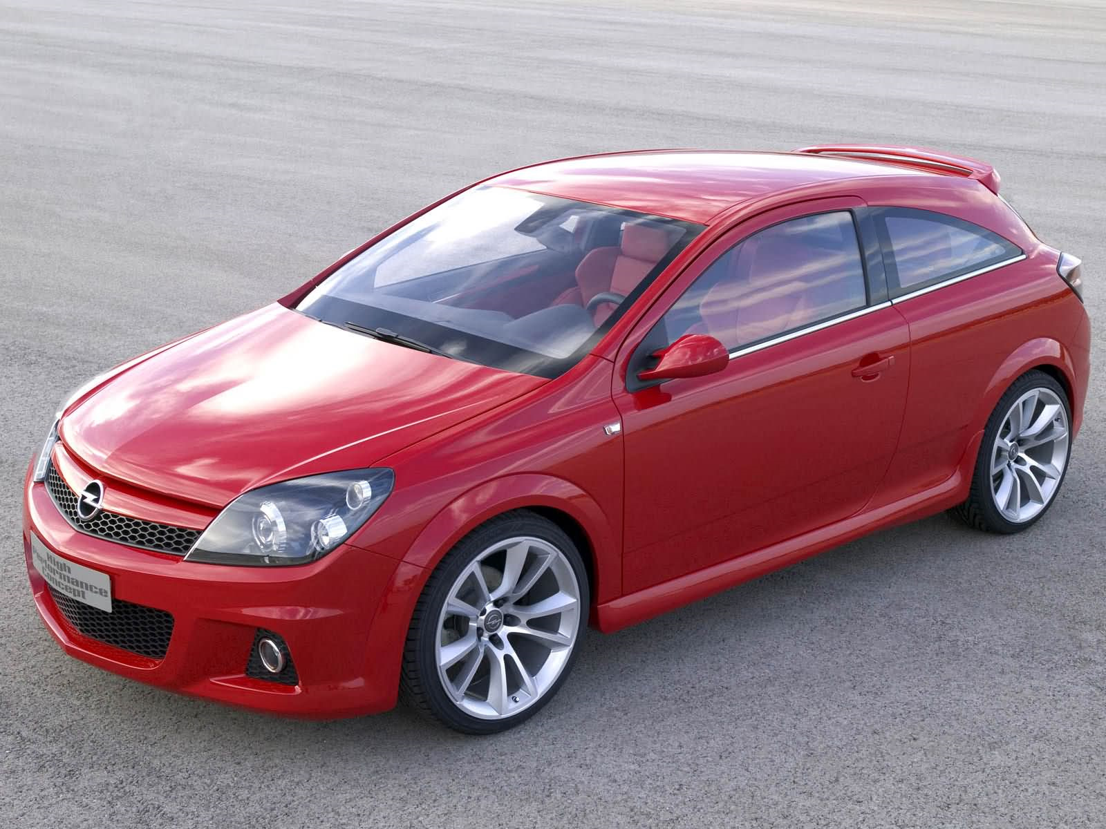 Opel Astra h 2008 красная