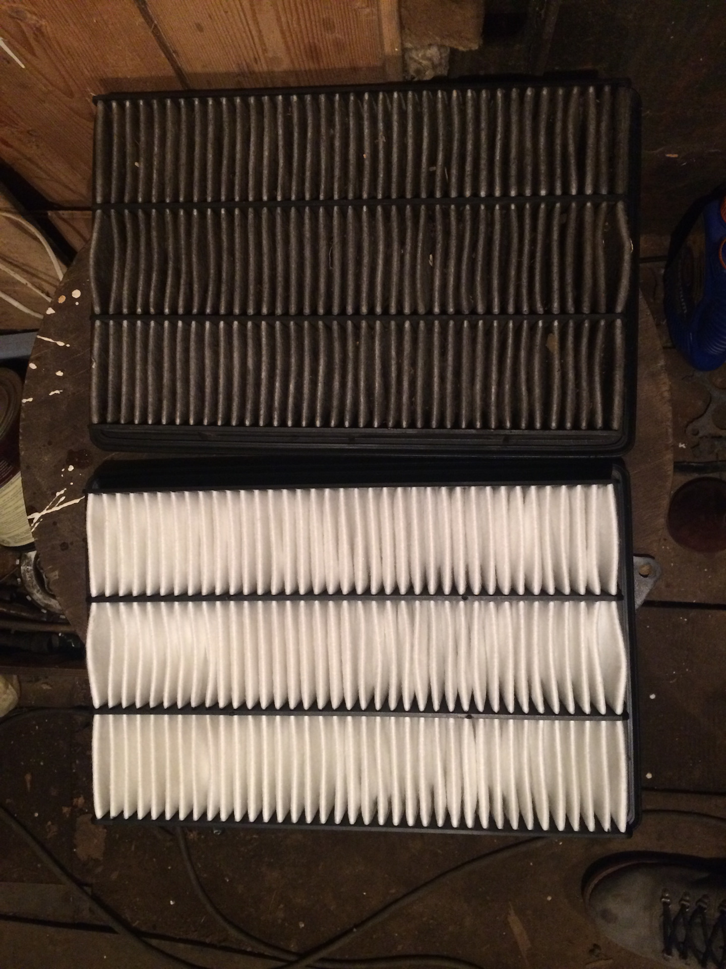 Смена воздушного фильтра — Mitsubishi Montero III (V60), 3,5 л, 2000 ...