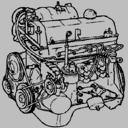 Схема двигателя ваз 21011