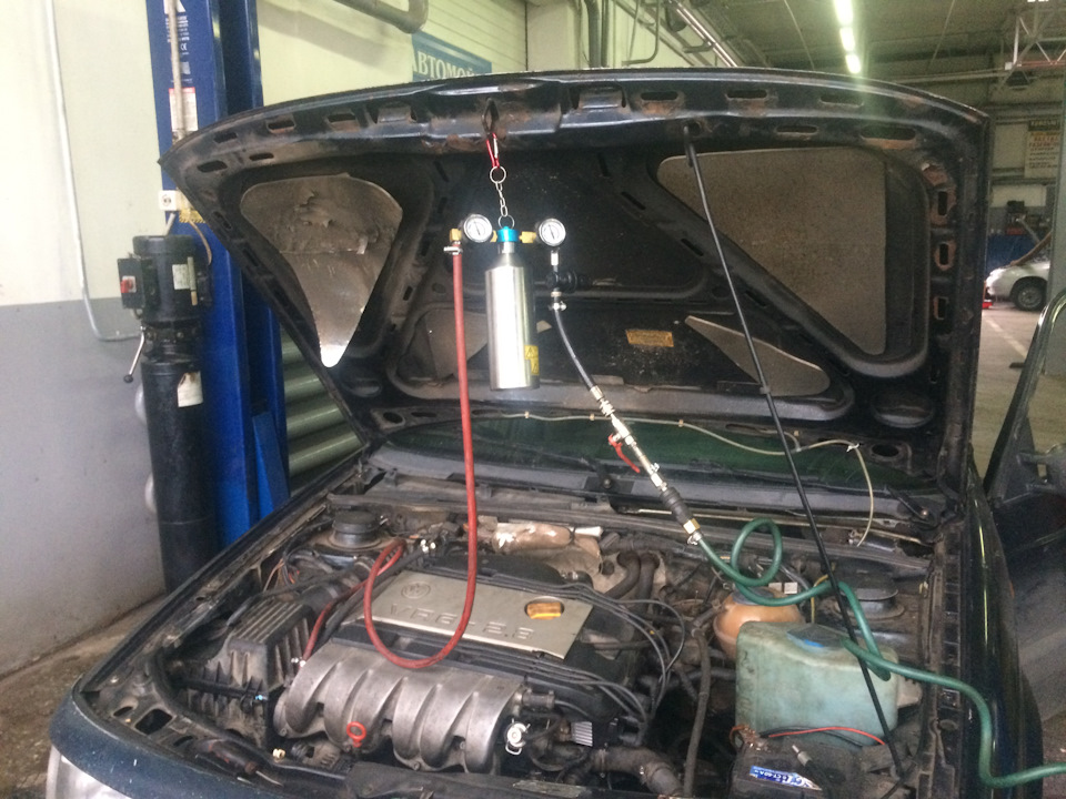 Промывка форсунок и двигателя — Volkswagen Passat B3, 2,8 л, 1990 года ...