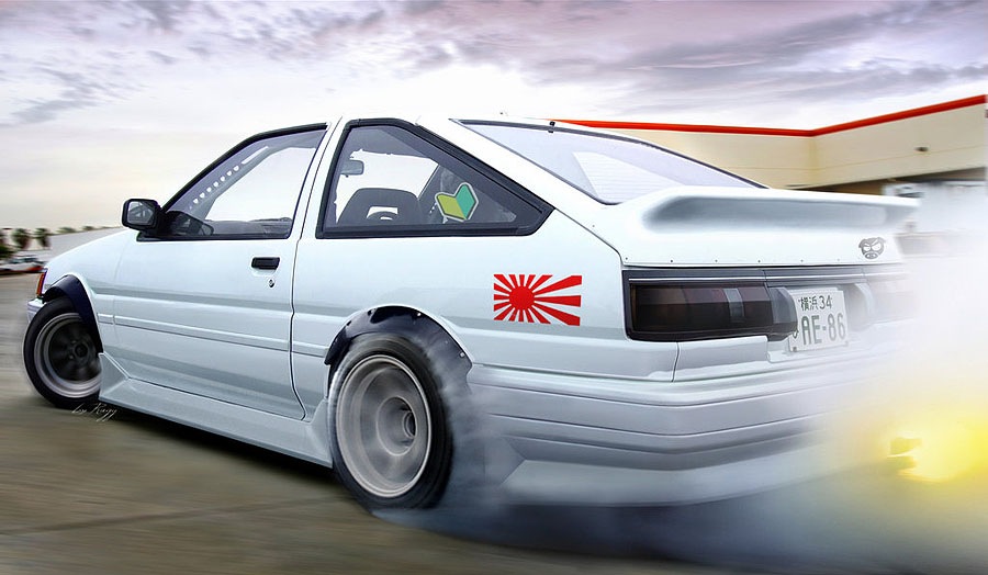 Toyota ae86 Art