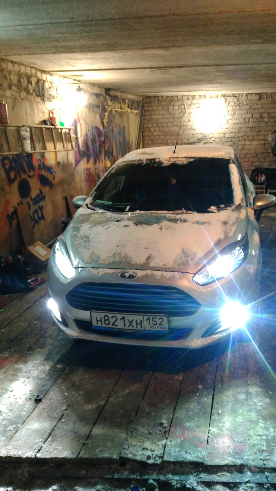 Птф и led габариты — Ford Fiesta Sedan, 1,6 л, 2015 года | электроника ...