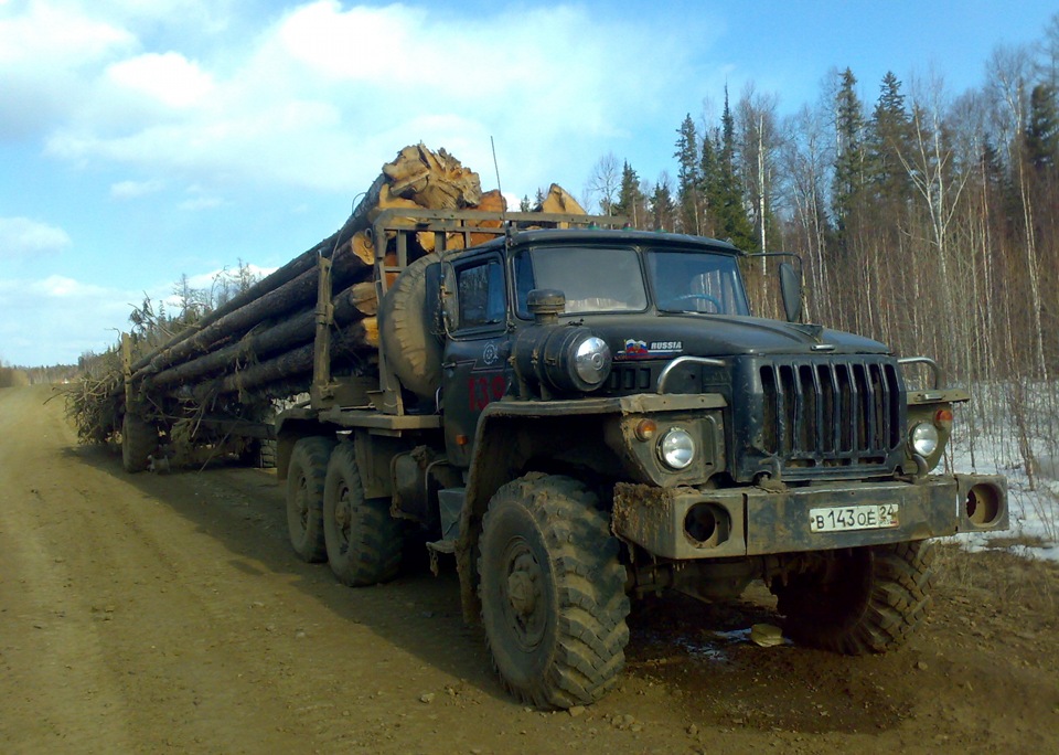 Урал лесовоз картинки