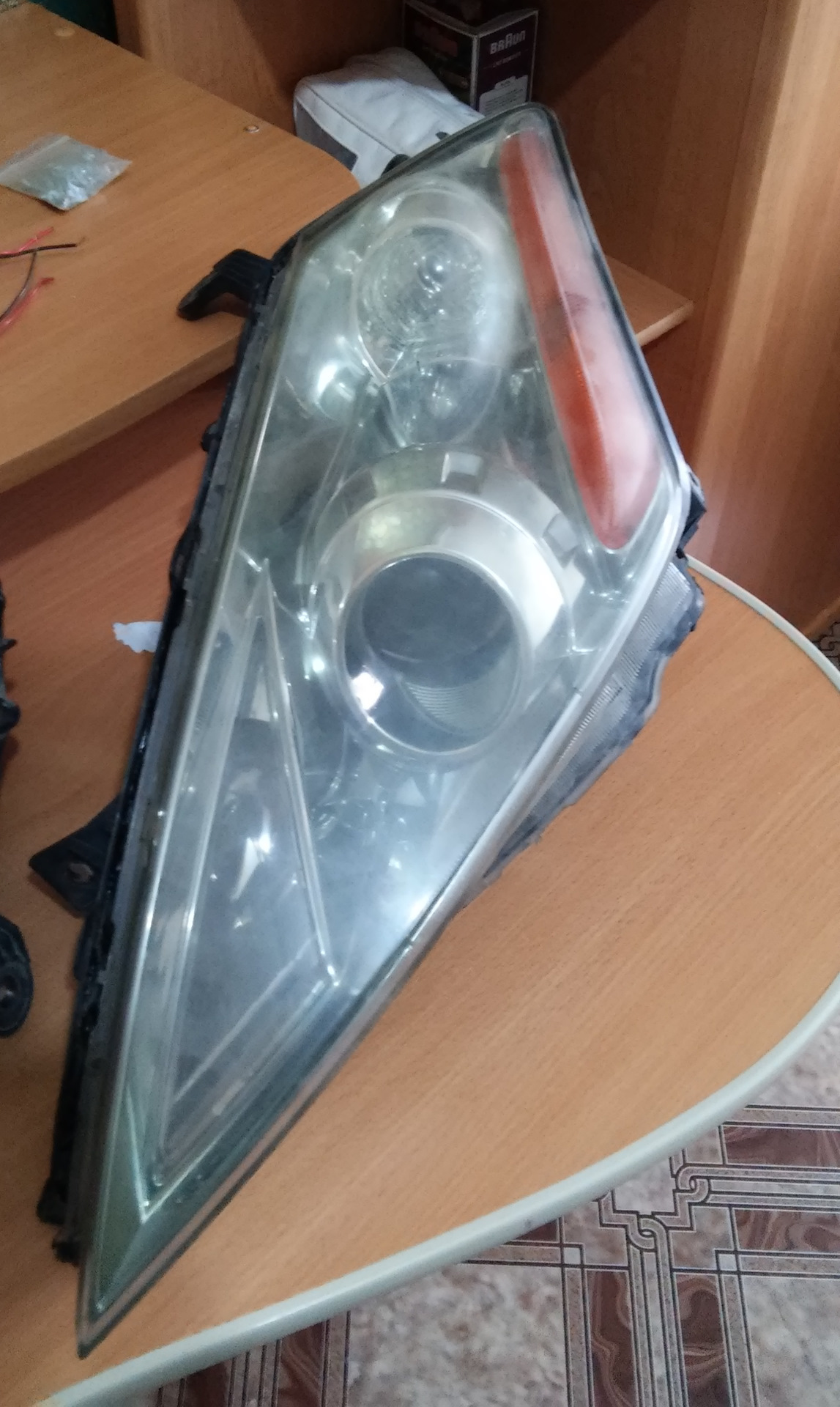 Как снять фару мурано z50