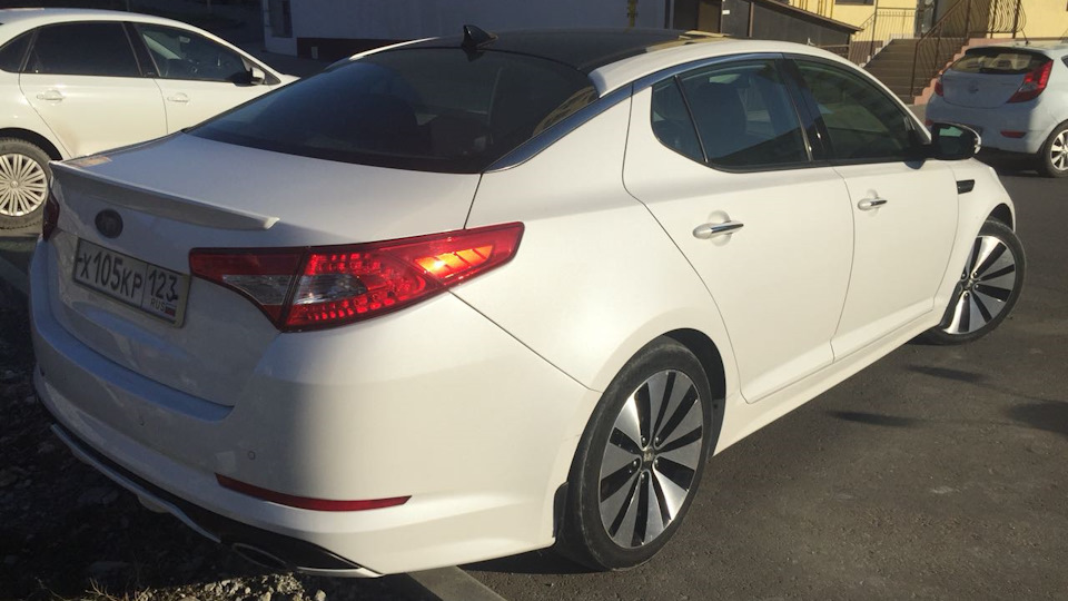 Дорожный просвет — KIA Optima (3G), 2,4 л., 2013 года | наблюдение | DRIVE2