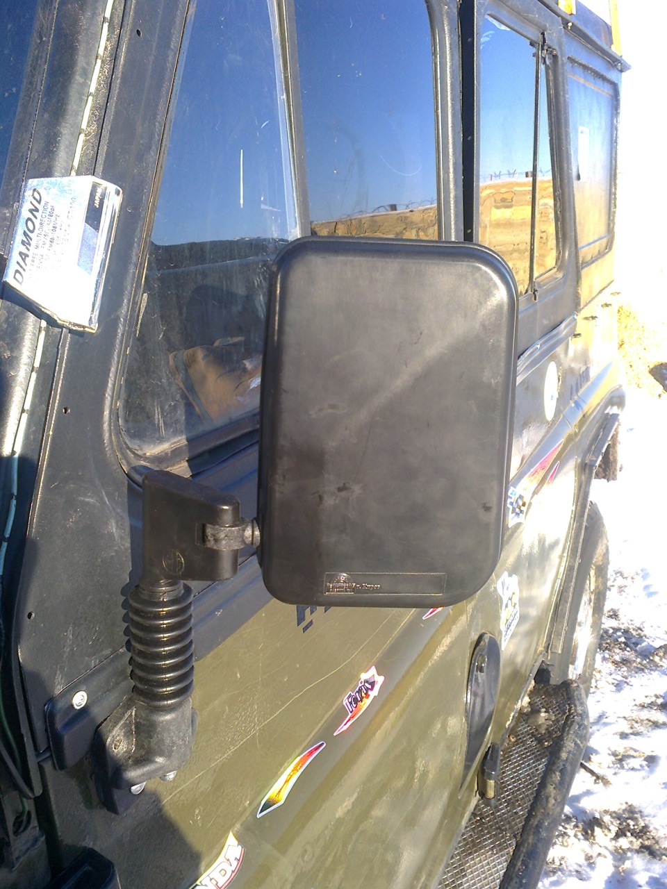 зеркала от хантера и молдинги двери — УАЗ 469, 2,4 л, 1975 года ...