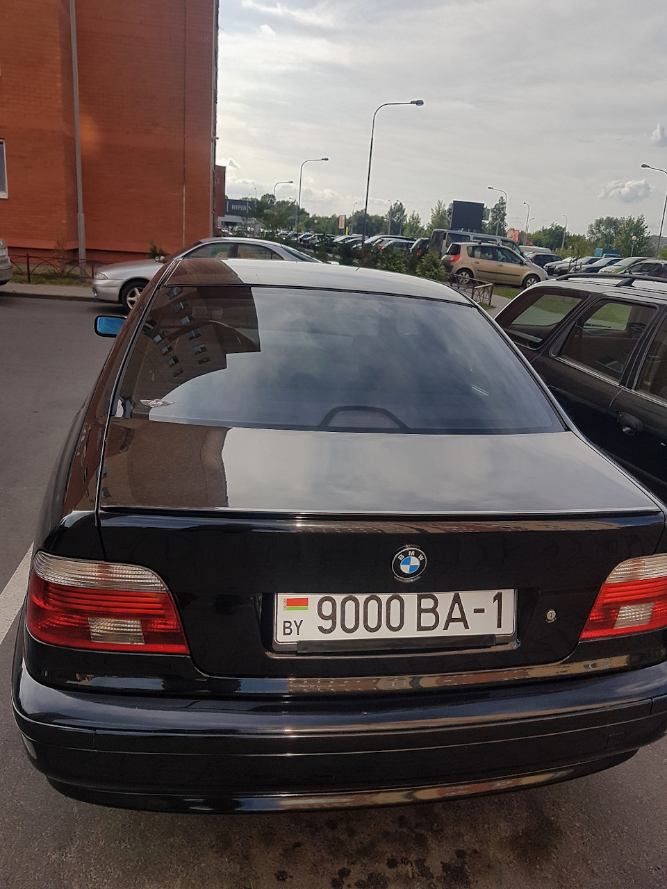 Замена поврежденных номерных знаков в РБ — BMW 5 series (E39), 2,5 л, 2002  года | просто так | DRIVE2