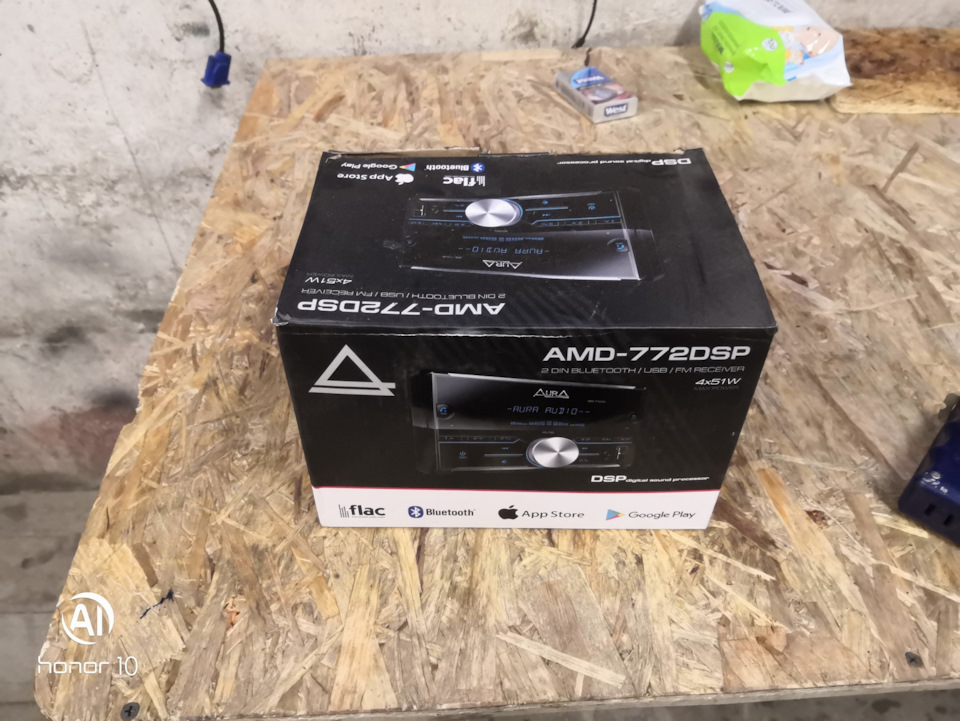 2 дин магнитола Аура AMD 772 dsp и рамка под неё. — Honda CR-V (RE), 2 ...