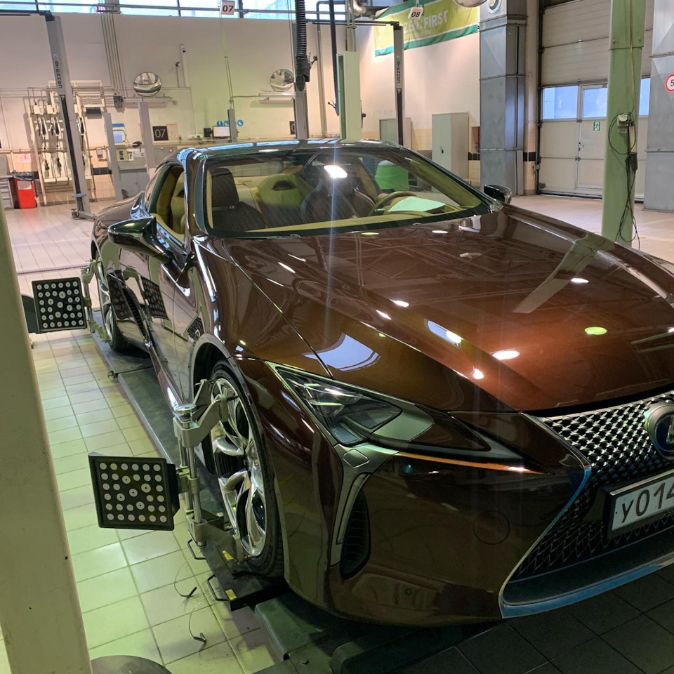 Первое знакомство с ДЦ Lexus — Lexus LC 500, 5 л, 2019 года | шины | DRIVE2