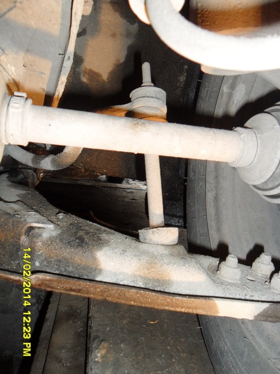 Тяга стабилизатора поперечной устойчивости. — Opel Kadett E, 1,3 л ...