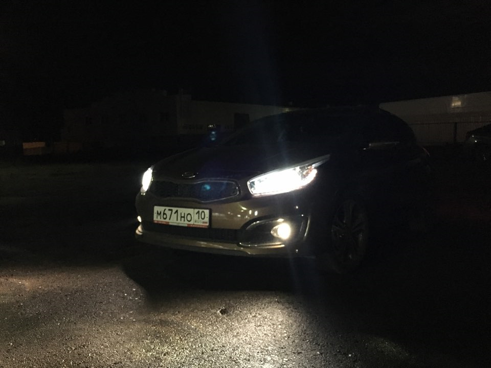 Ксенон — KIA Ceed (2G), 1,6 л, 2016 года | электроника | DRIVE2