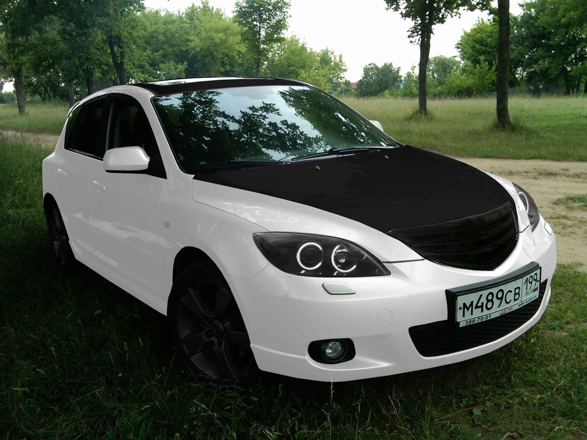 Смена цвета авто — Mazda 3 (1G) BK, 2 л, 2006 года | тюнинг | DRIVE2