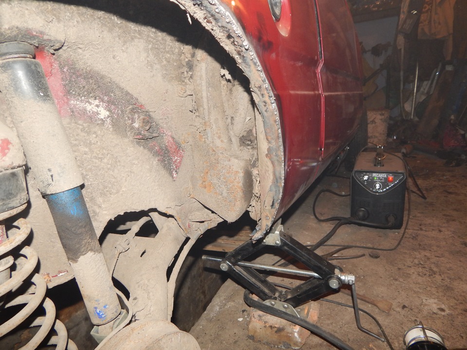 Переделка под р15 .Перед готов — Lada Ока 11113, 0,8 л, 2000 года ...