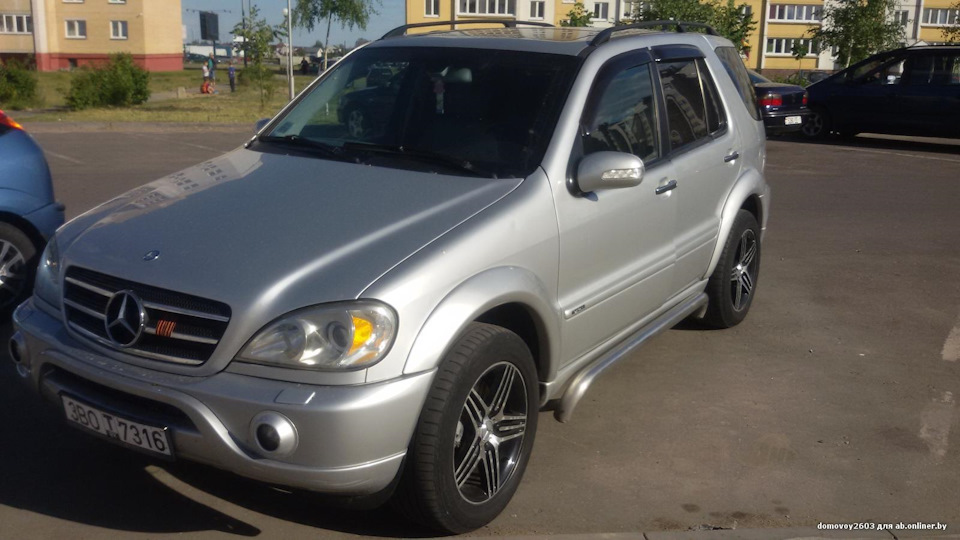 Туго крутится руль на месте — Mercedes-Benz M-Class (W163), 5 л, 2002 ...