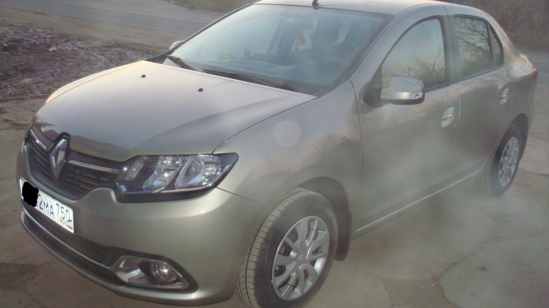 Renault Logan (2G) 1.6 бензиновый 2014 | Dark gray на DRIVE2