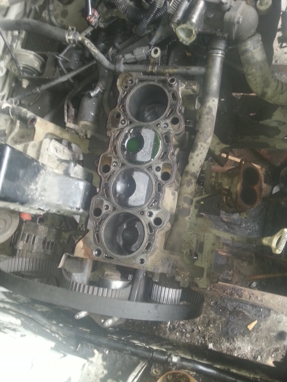 чистка гидрокомпенсаторов — Mitsubishi Aspire, 1,8 л, 1998 года ...