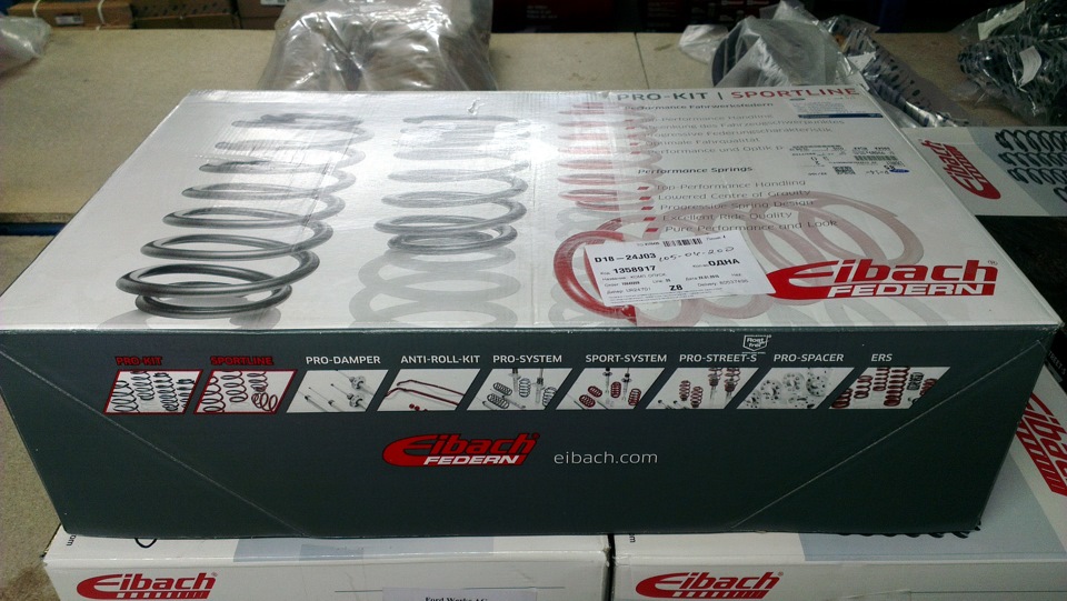 Пружины для занижения Форд Фокус 2 EIBACH Pro-Kit -30mm 1358917 — DRIVE2
