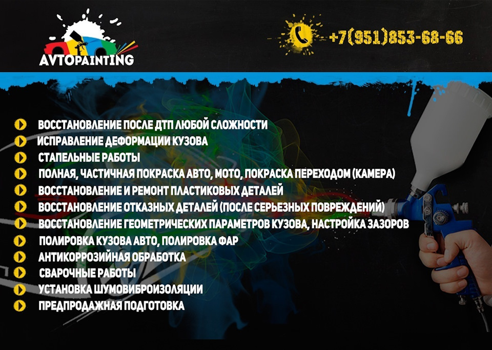 ПОКРАСКА АВТО | КУЗОВНОЙ РЕМОНТ | ПОЛИРОВКА АВТО | НАНОКЕРАМИКА — DRIVE2