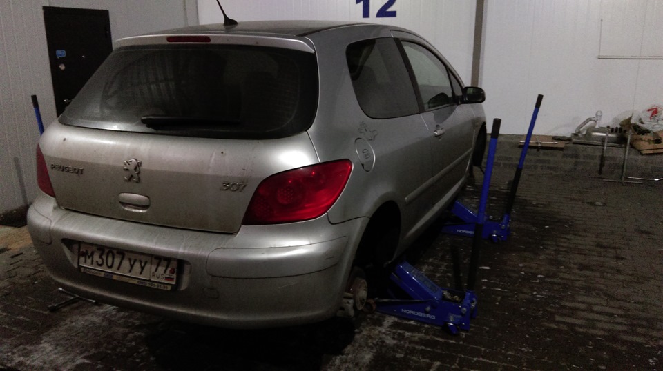 Прокатка литых дисков и какие поставить тормоза? — Peugeot 307, 2 л ...