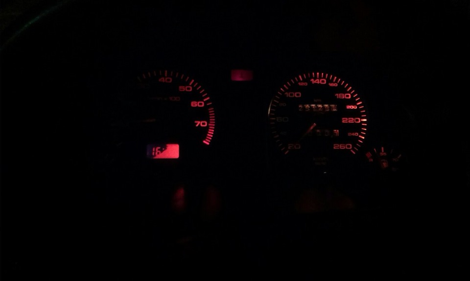 Подсветка приборной панели — Audi 90 (B3), 2,3 л, 1987 года ...