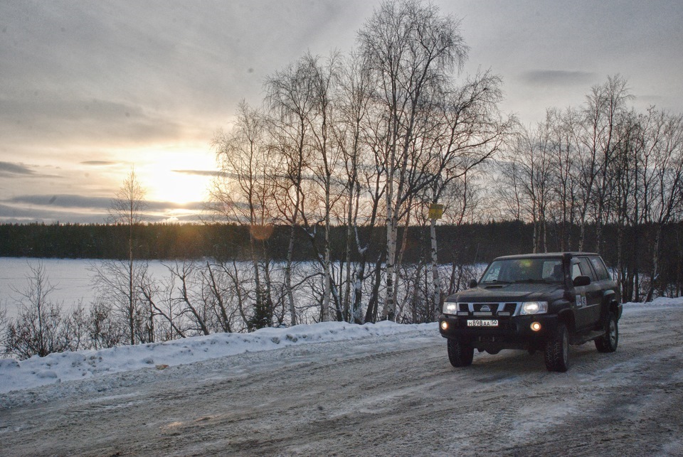 Около Белого моря — Nissan Patrol (Y61)