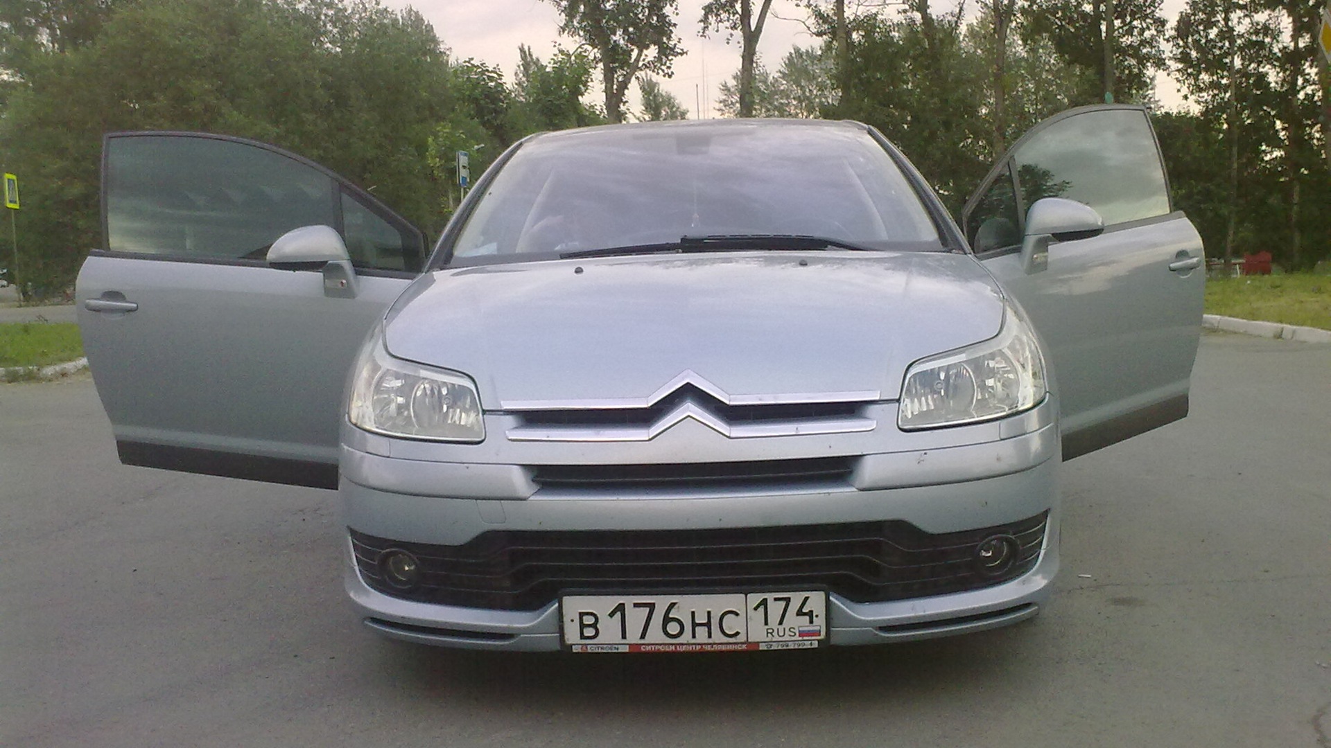 Citroen C4 (1G) 1.6 бензиновый 2006 | Серо-голубой)))) на DRIVE2