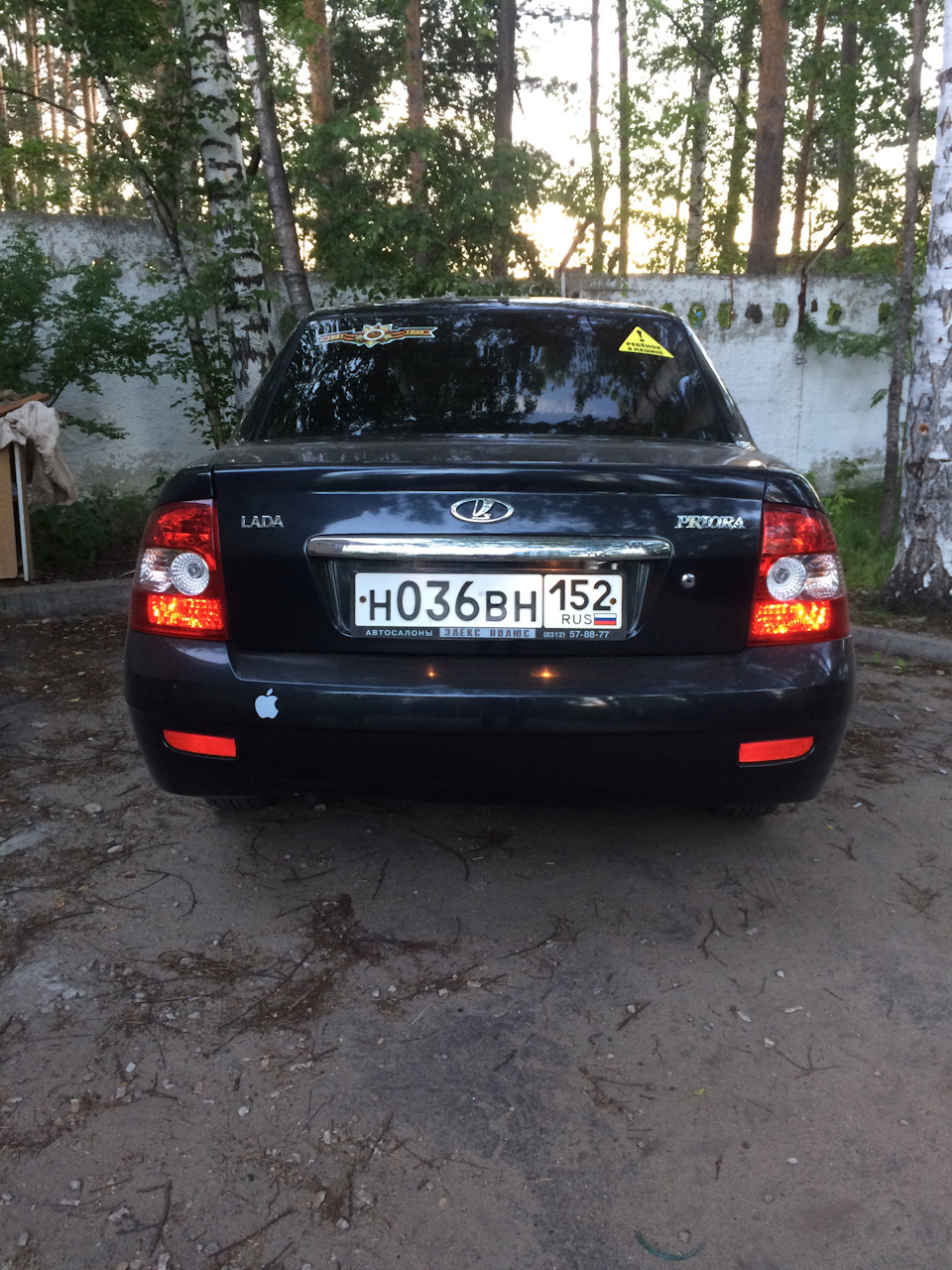 Переделка задних габаритов — LADA Приора седан, 1,6 л., 2007 года ...