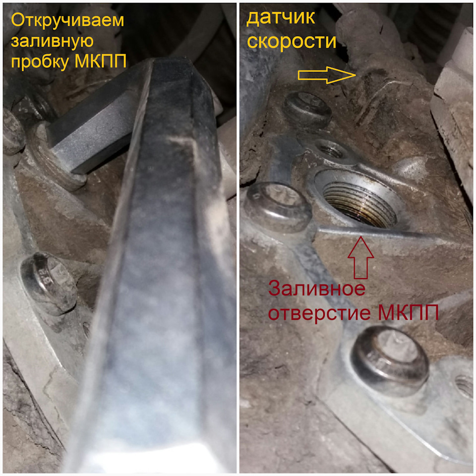 Как открутить заливную заливной болт Замена масла МКПП Ауди А6 С4 - Audi A6 (C4), 2,6 л, 1995 года плановое ТО DRIVE2